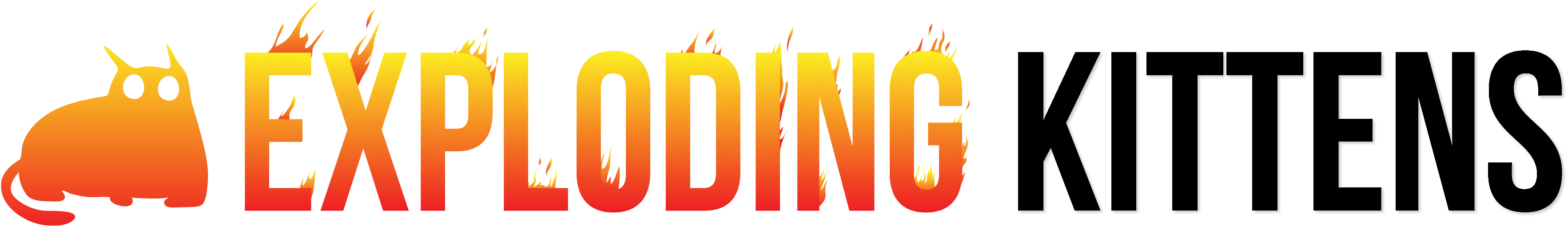 Exploding Kittens logo. 